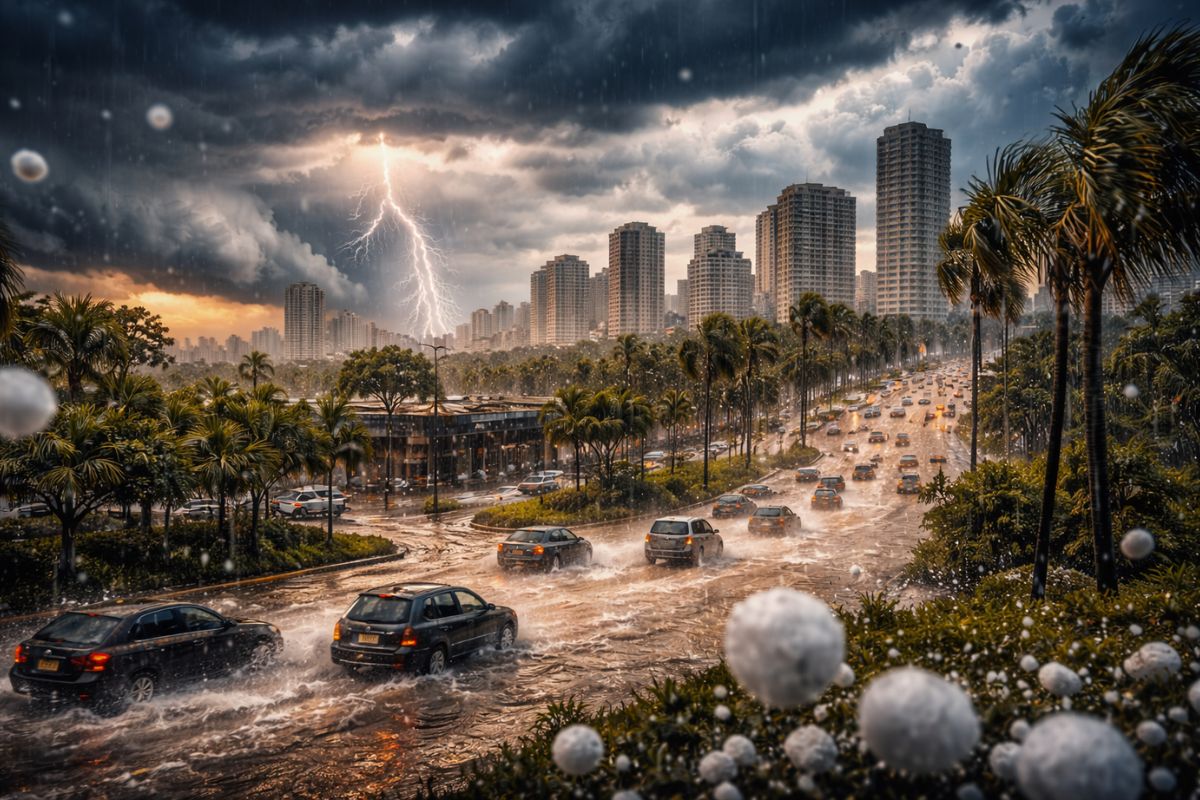 Duas frentes frias avançam pelo Brasil nos próximos dias e podem provocar temporais, rajadas de vento, granizo e acumulados de até 300 mm de chuva em várias regiões do país