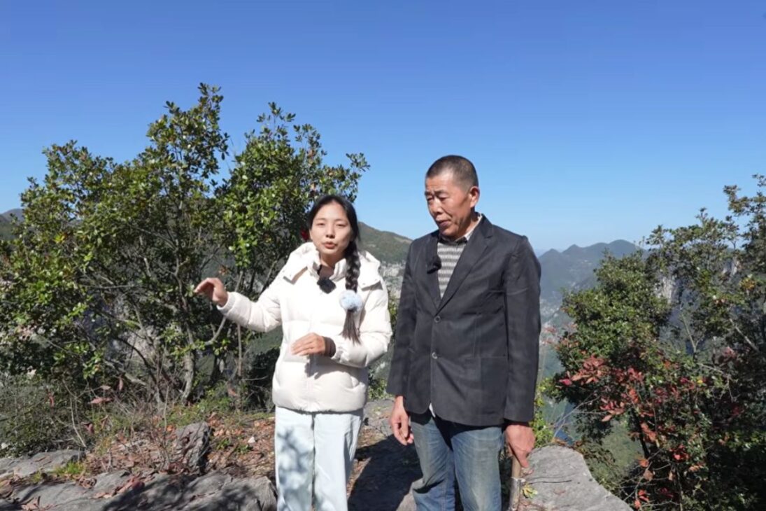 hombre en China abre sendero panorámico de cinco kilómetros en acantilado y transforma paisaje aislado com trabajo manual.