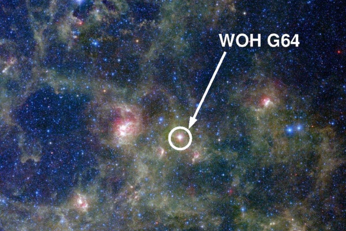 A estrela WOH G64 desafia modelos ao sair de supergigante vermelha para hipergigante amarela em mudança rápida demais para a teoria.