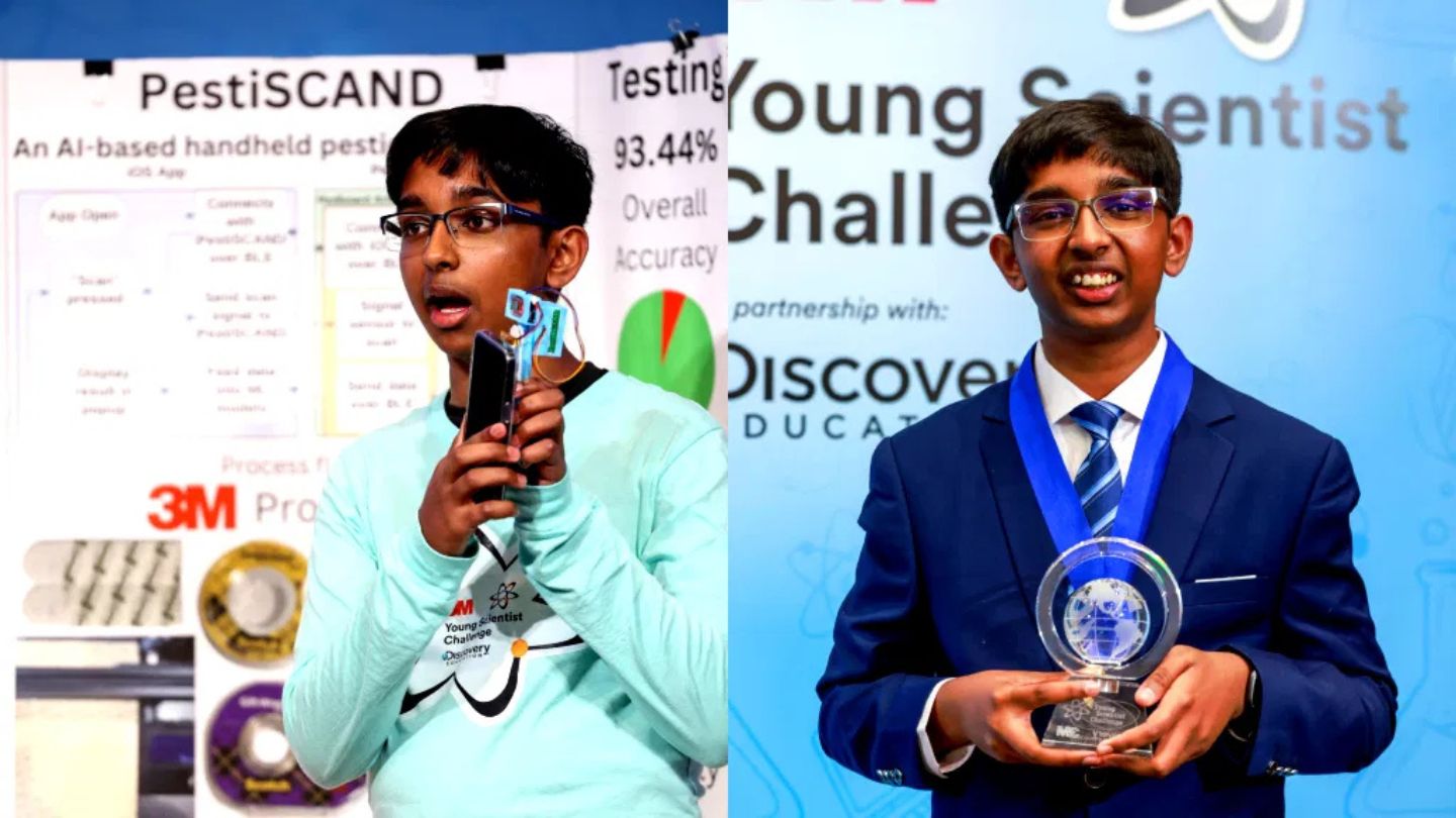 Aos 14 anos, filho de imigrantes indianos na Geórgia cria aparelho portátil com inteligência artificial que detecta pesticidas em alimentos em segundos, vence o 3M Young Scientist Challenge 2024 e ganha US$ 25 mil com tecnologia que pode substituir testes laboratoriais caros