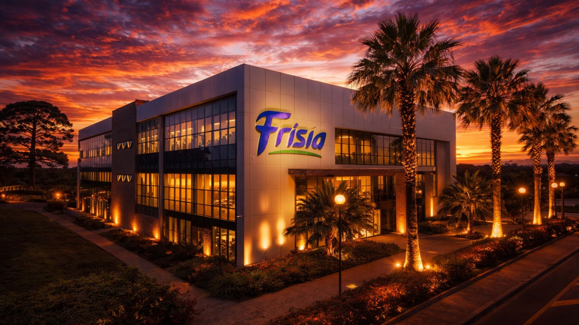 Fachada da sede da Frísia Cooperativa Agroindustrial no Paraná, empresa que adquiriu planta de esmagamento de soja da Louis Dreyfus em Ponta Grossa.