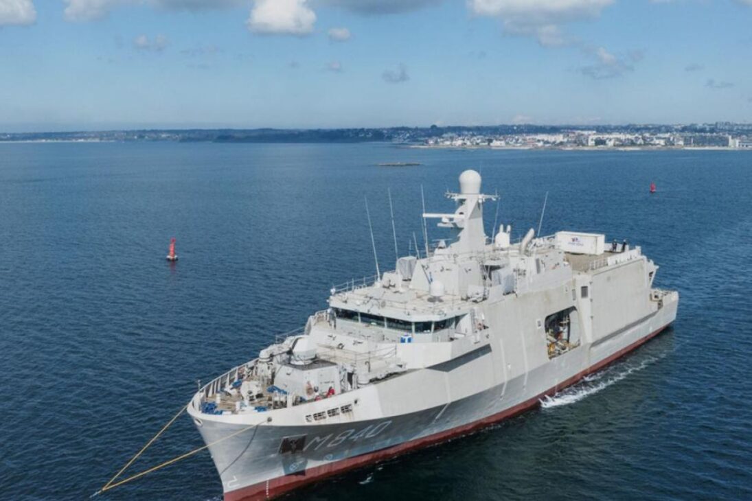 Gigante naval Vlissingen llega al Mar del Norte con drones marítimos capaces de localizar minas marítimas e inaugura nueva estrategia de defensa naval.