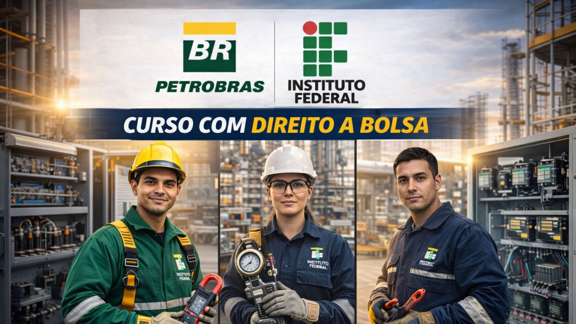 Petrobras oferece até R$ 858 por mês em cursos gratuitos no IFPE. Veja vagas, requisitos e como se inscrever até março de 2026.