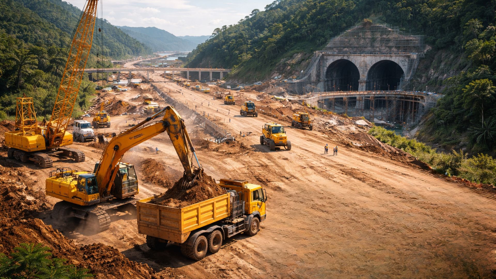 Via Mar terá 145 km entre Joinville e Florianópolis, túnel duplo de 1,2 km e investimento de até R$ 9,2 bilhões via PPP.