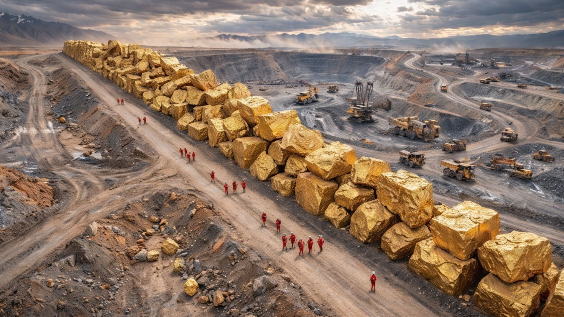Mineração de ouro nos EUA move até 500 mil toneladas de rocha por dia para extrair poucos gramas do metal. Entenda como o minério vira barras de ouro.