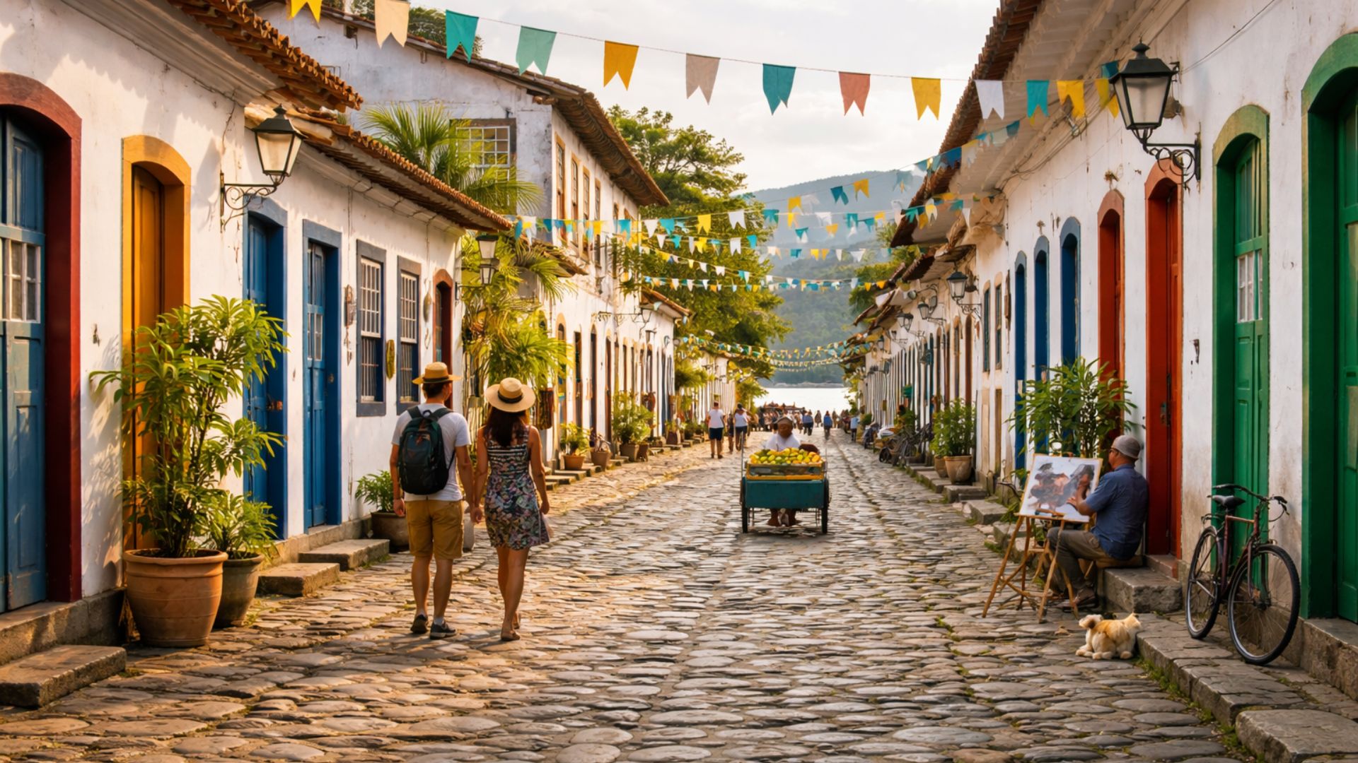 Paraty reúne centro histórico colonial preservado, centenas de praias e tradição caiçara. Descubra por que a cidade parece parada no tempo.