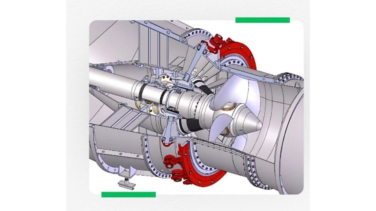 Turbinas bulbo gigantes de la Central Hidroeléctrica Jirau, en el río Madera, revelan cómo máquinas submarinas transforman la fuerza del río en energía para millones.