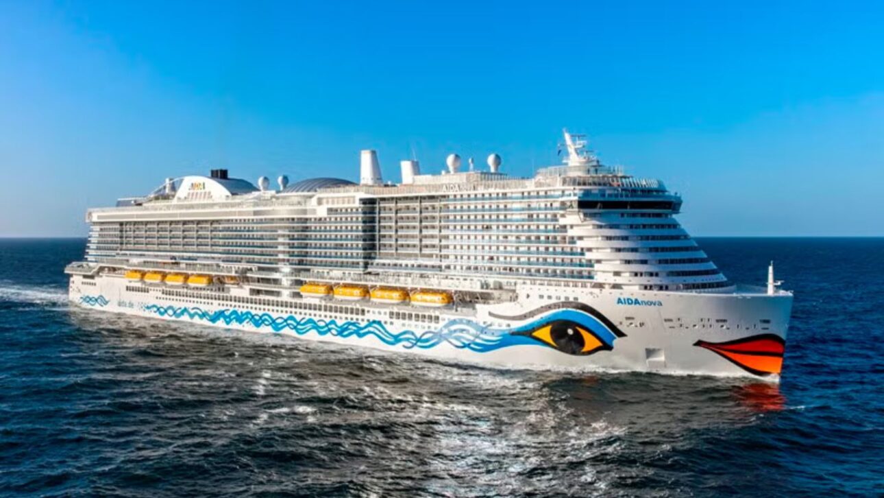 Conoce el AIDAnova, barco gigante de 337 metros impulsado por GNL con 20 decks, 15 piscinas y estructura de ciudad flotante de AIDA Cruises. (Imagen: divulgación)