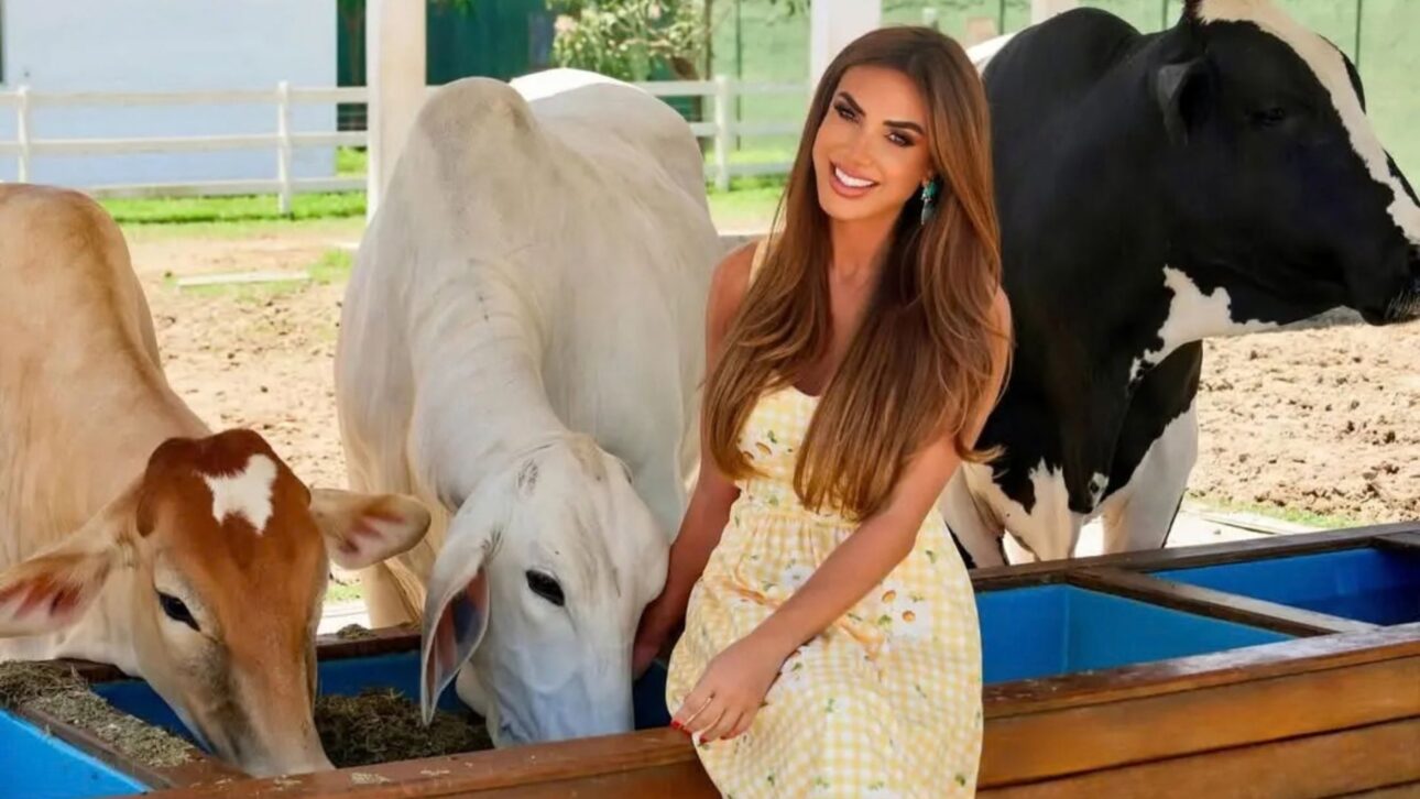 Sítio de Nicole Bahls em Itaboraí tem 20 mil m², mais de 80 animais, heliponto, capela privativa, horta e estrutura de lazer que chama atenção nas redes. (Imagem: reprodução/ Instagram)