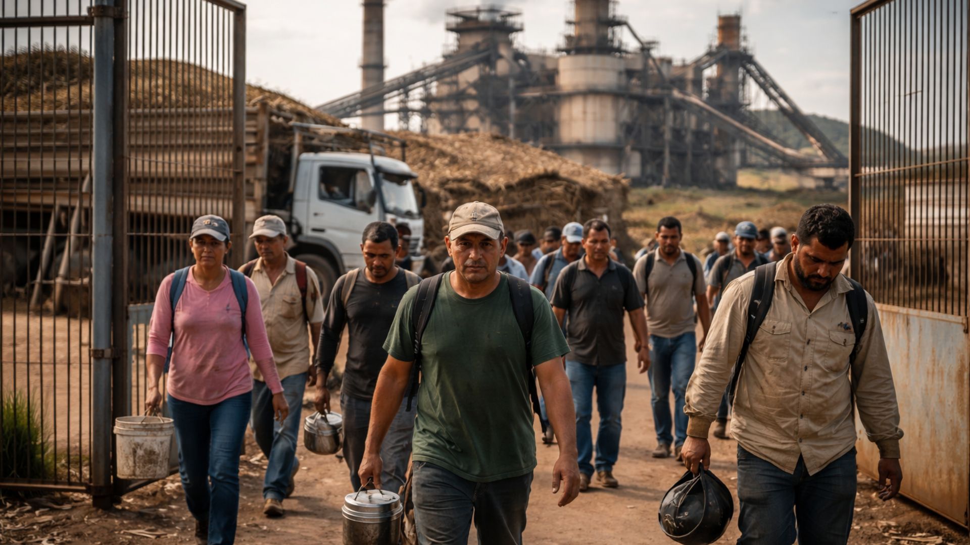 Usina Carolo, em Pontal (SP), demite 350 trabalhadores sem pagar rescisões, salários atrasados ou plano de saúde, enquanto enfrenta ação de R$ 50 mi e investigação criminal.