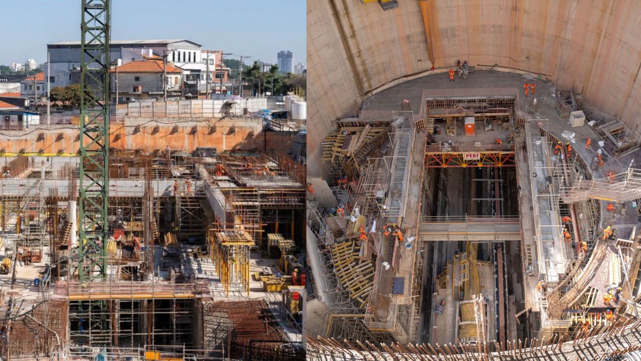 Gigante de 2.600 toneladas llega de China para excavar 7 km de túneles en la expansión de la Línea 2-Verde del metro de São Paulo hasta Guarulhos.