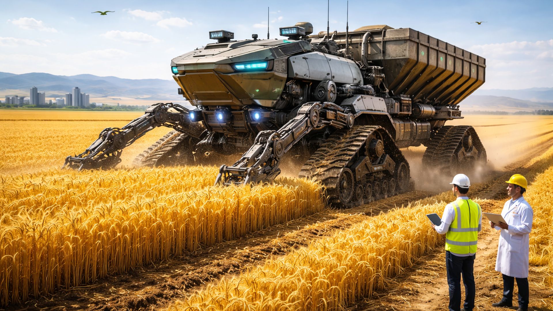 China aposta em máquinas autônomas, drones e IA para revolucionar a agricultura e aumentar produtividade com menos desperdício.