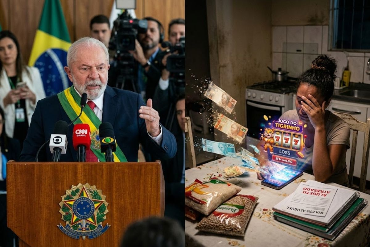 Jogo do Tigrinho, cassinos digitais e apostas online entram na mira de Lula após alerta sobre endividamento familiar.