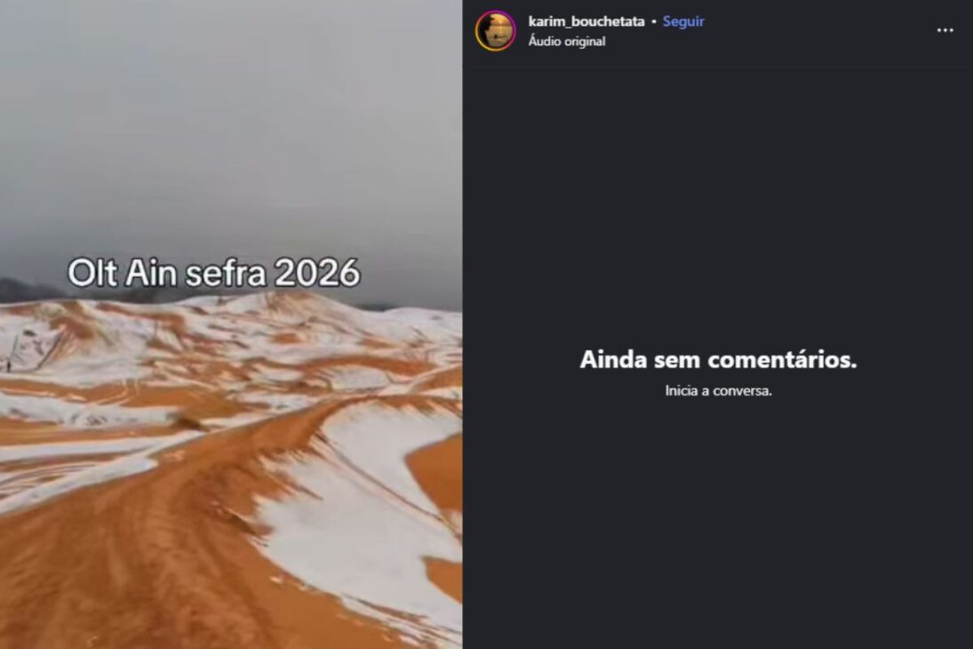 Sáhara, nieve, Ain Sefra, desierto y dunas se unen en un fenómeno raro que transformó el paisaje de Argelia.