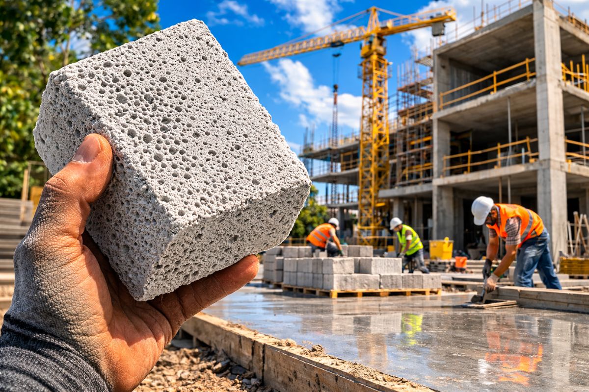 Novo material de construção que captura CO₂ do ar promete revolucionar a indústria ao ser mais limpo que o concreto, curar em poucas horas e ainda reduzir drasticamente