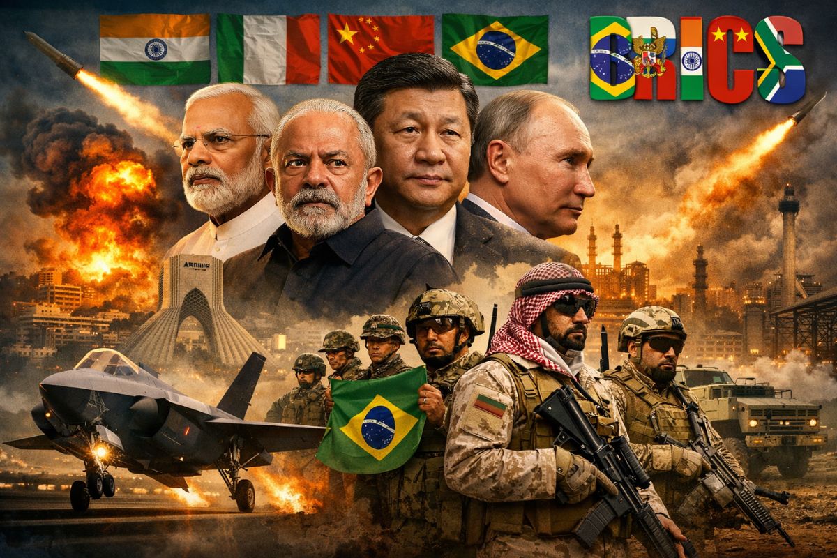 Brics na guerra no Irã: Estados Unidos e Israel ampliam tensão, e países do Golfo expõem o racha do bloco.