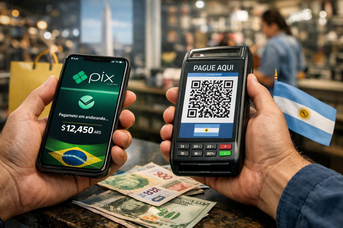 Pix do Banco do Brasil leva pagamento internacional com conversão automática às lojas físicas da Argentina.