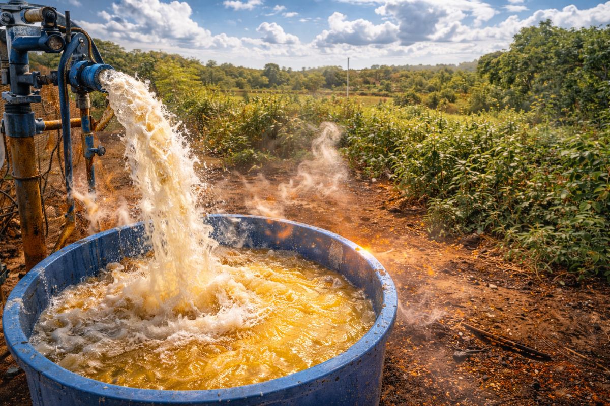 Poço artesiano de R$ 85 mil vira pesadelo em sítio no Paraná casal fura 250 metros atrás de água, encontra vazão de 10 mil litros por hora, mas descobre que líquido (2)