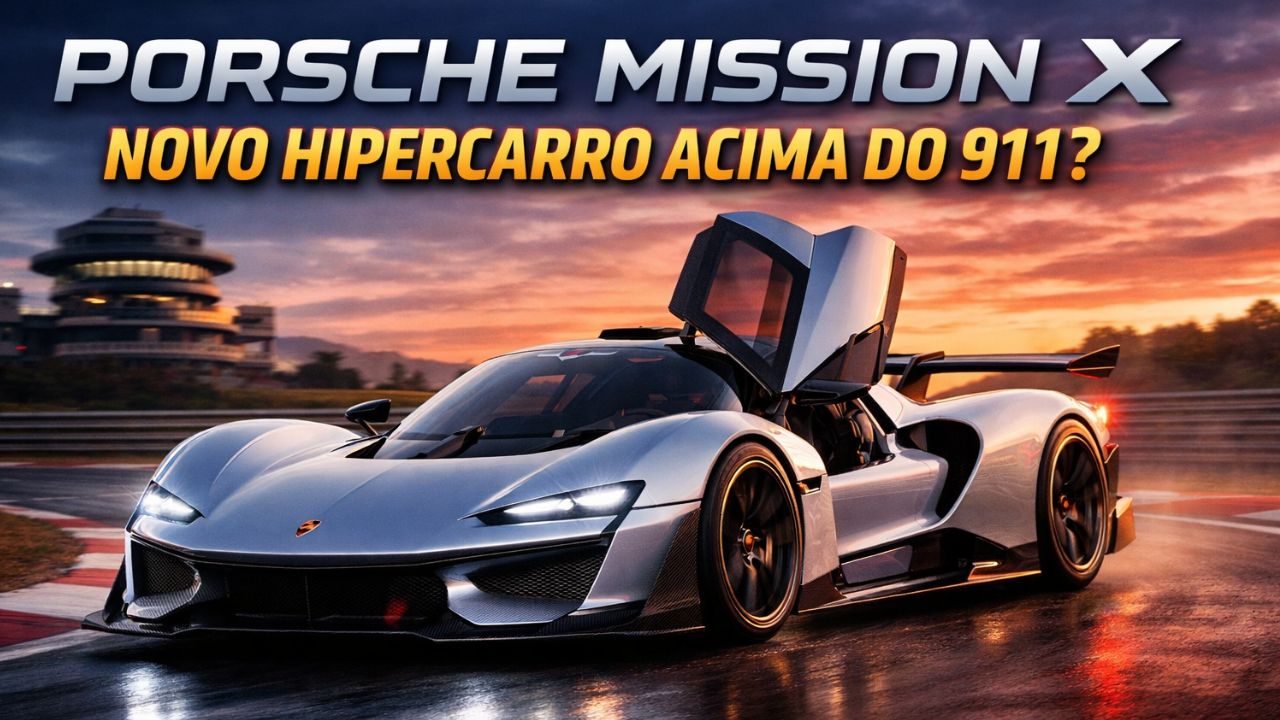 Porsche Mission X pode virar hipercarro acima do 911 e marcar nova geração de carros esportivos da marca alemã.