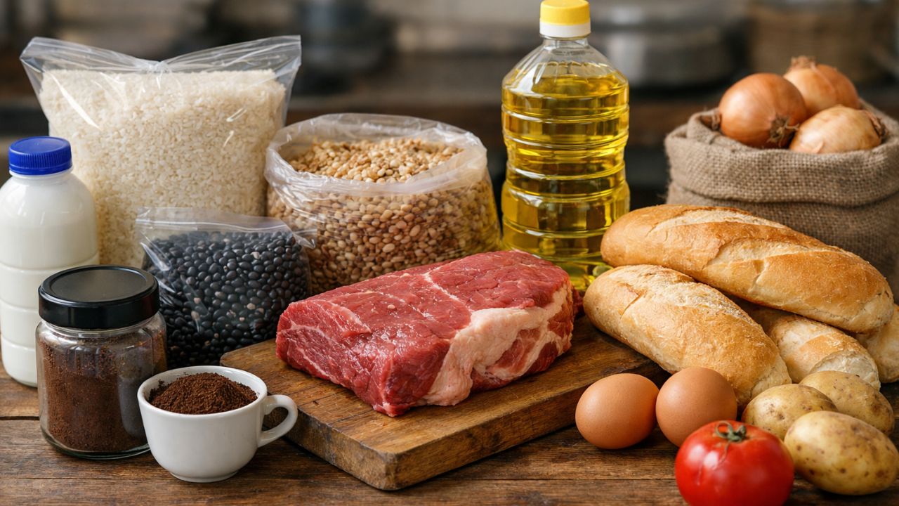 Preço da cesta básica sobe em 14 capitais do Brasil; carne e feijão pressionam a alimentação enquanto café e óleo ficam mais baratos.