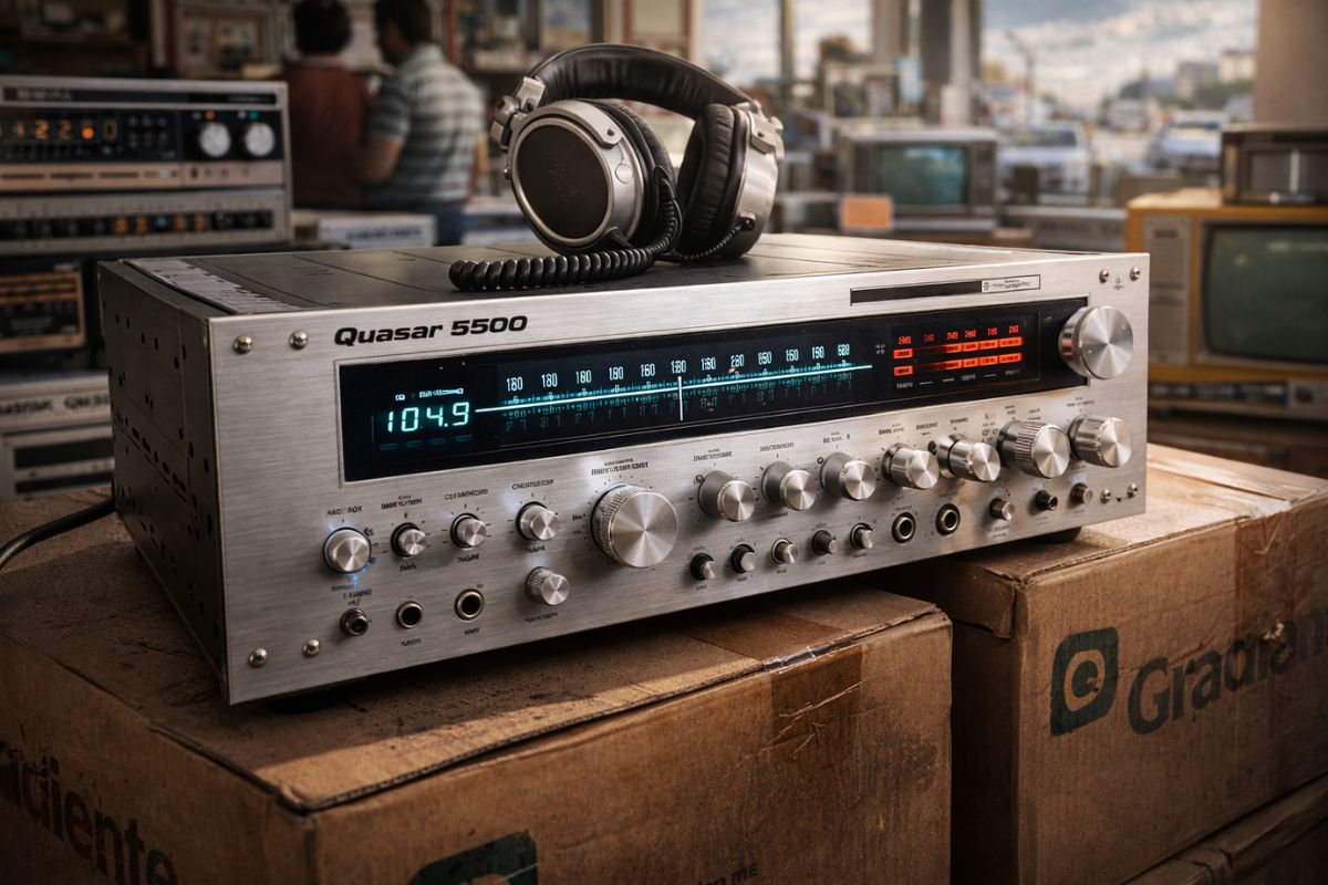 Quasar 5500 virou lenda com alumínio anodizado, rebites industriais e som de estúdio, desafiou Gradiente, recusou Manaus e acabou derrotado pelo próprio mercado (1)