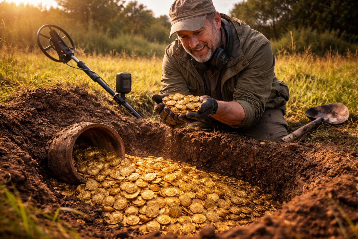Maior tesouro de moedas de ouro achado perto de Chelmsford revela pistas da Idade do Ferro, possível elo com Júlio César e reforça o papel do Museu de Chelmsford na preservação pública do conjunto.