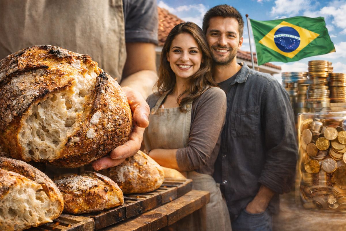 Vendendo pão artesanal em casa uma vez por semana, casal fez até R$ 450 por dia, pagou contas, montou reserva e aprendeu que liberdade financeira começa pequena (2)