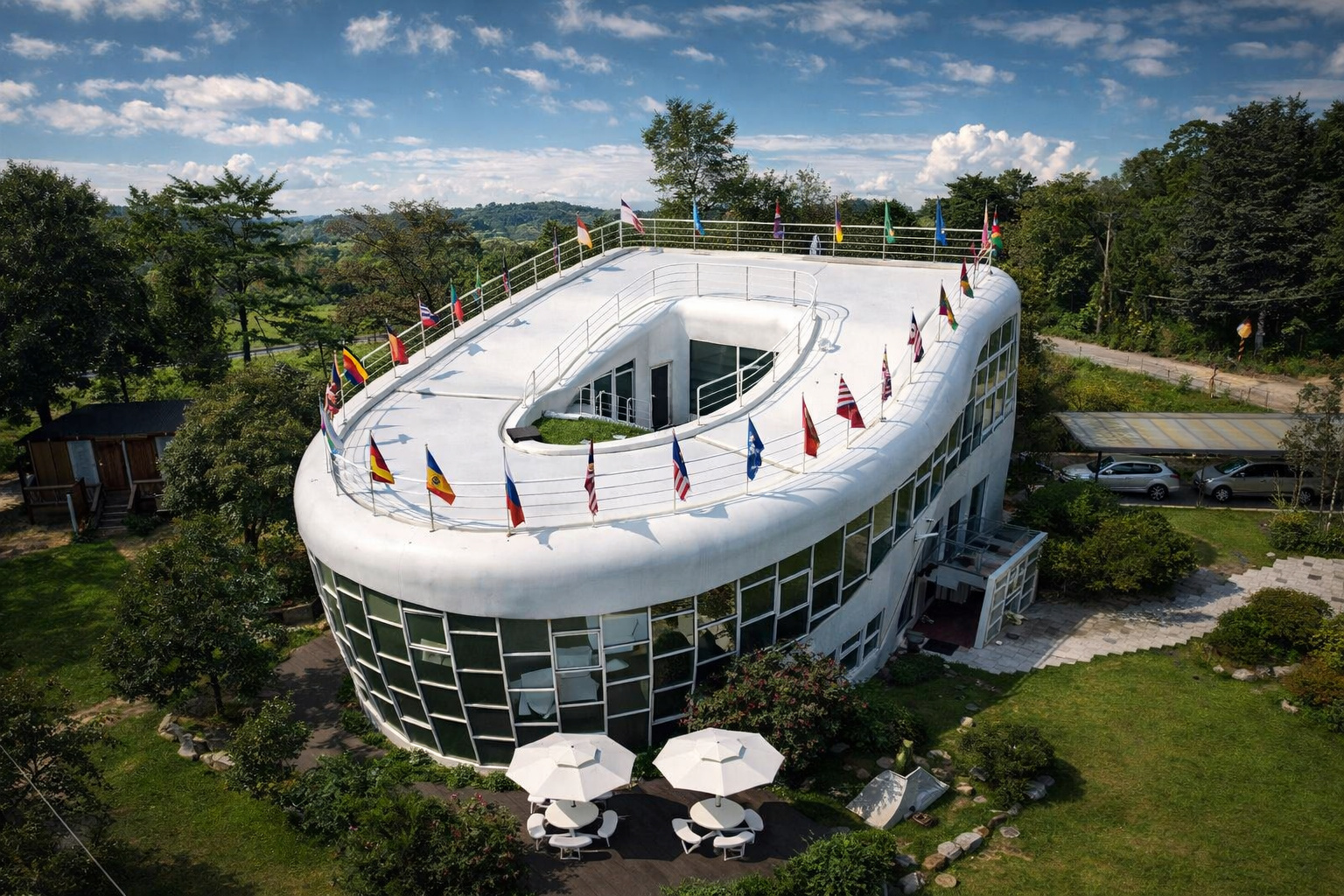 casa gigante em forma de vaso sanitário construída por ativista sul coreano para discutir saneamento e higiene pública funciona como museu interativo
