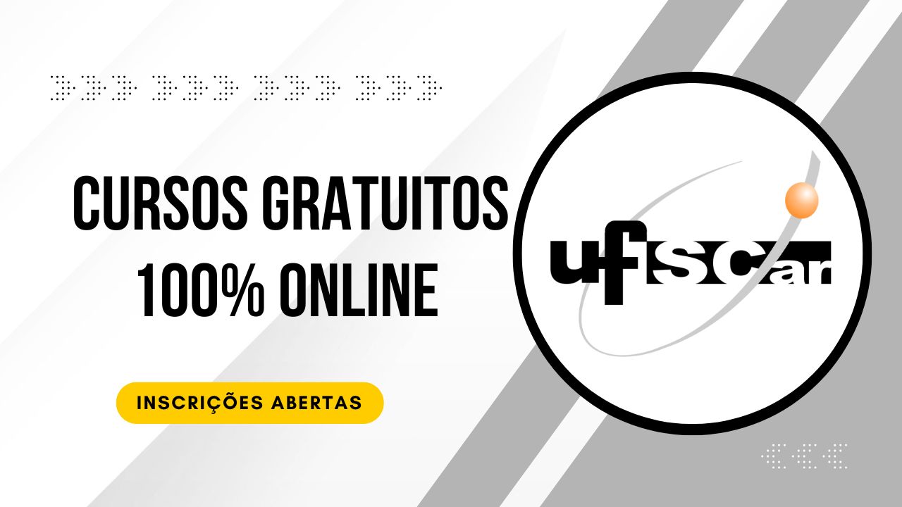A UFSCar disponibiliza cursos gratuitos online em áreas como educação, negócios, idiomas e saúde, permitindo que qualquer pessoa estude pela internet e obtenha qualificação.