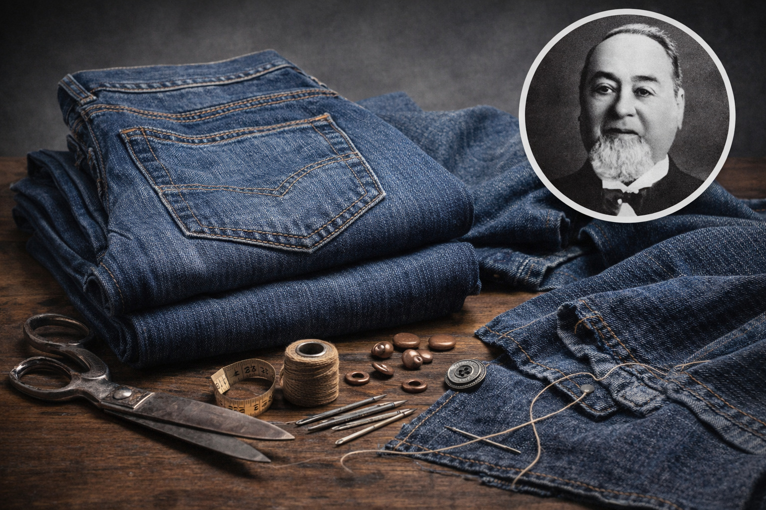Poucas pessoas sabem, mas os jeans azuis surgiram como roupa resistente para mineradores do século XIX: o tecido denim tingido com índigo suportava trabalho pesado e acabou se transformando em uma das peças de roupa mais usadas do mundo