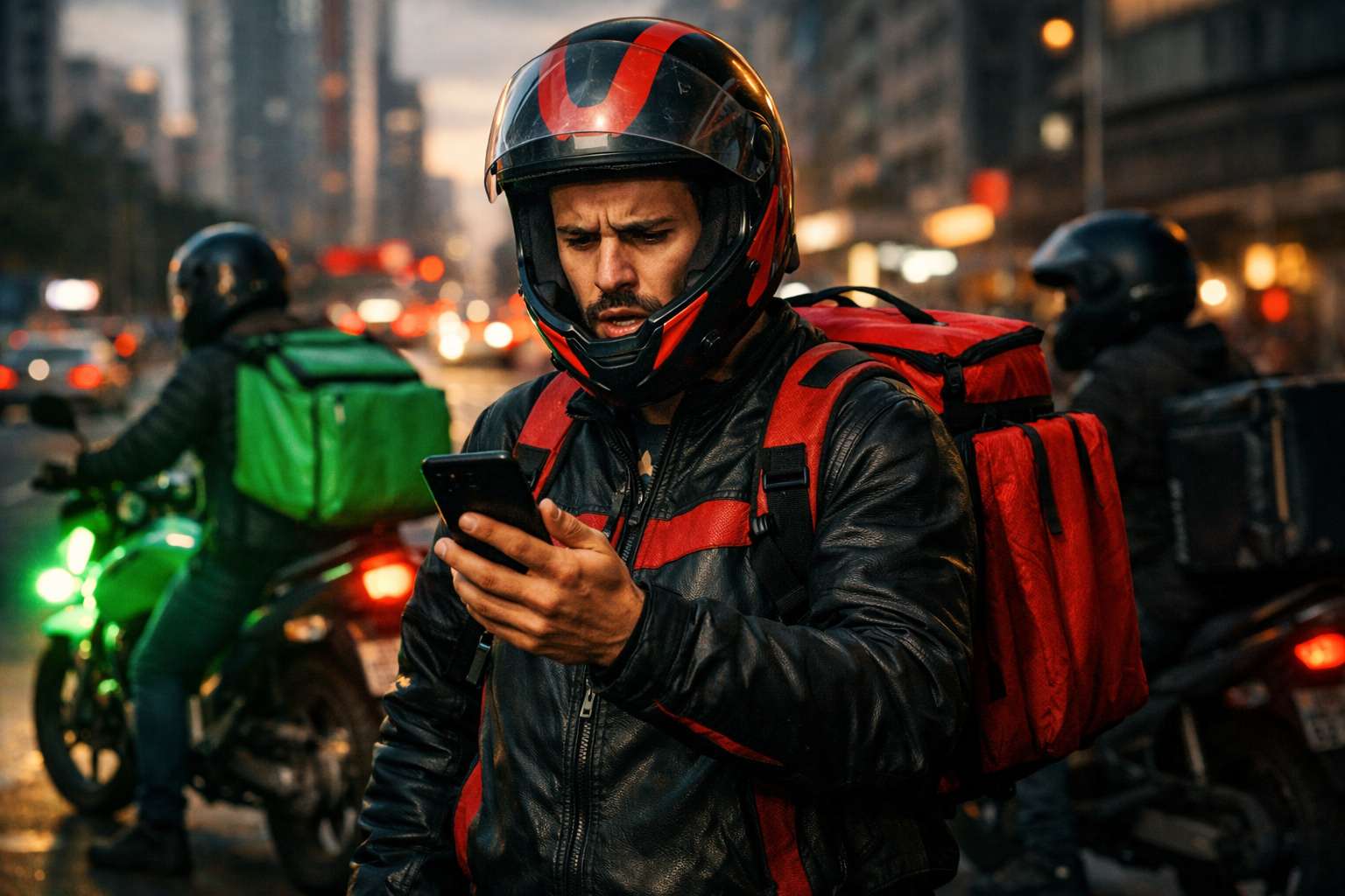 Motoboys passam a receber adicional de risco a partir de abril no Brasil, mas entregadores de aplicativos como iFood e Uber Eats ficam de fora da nova regra