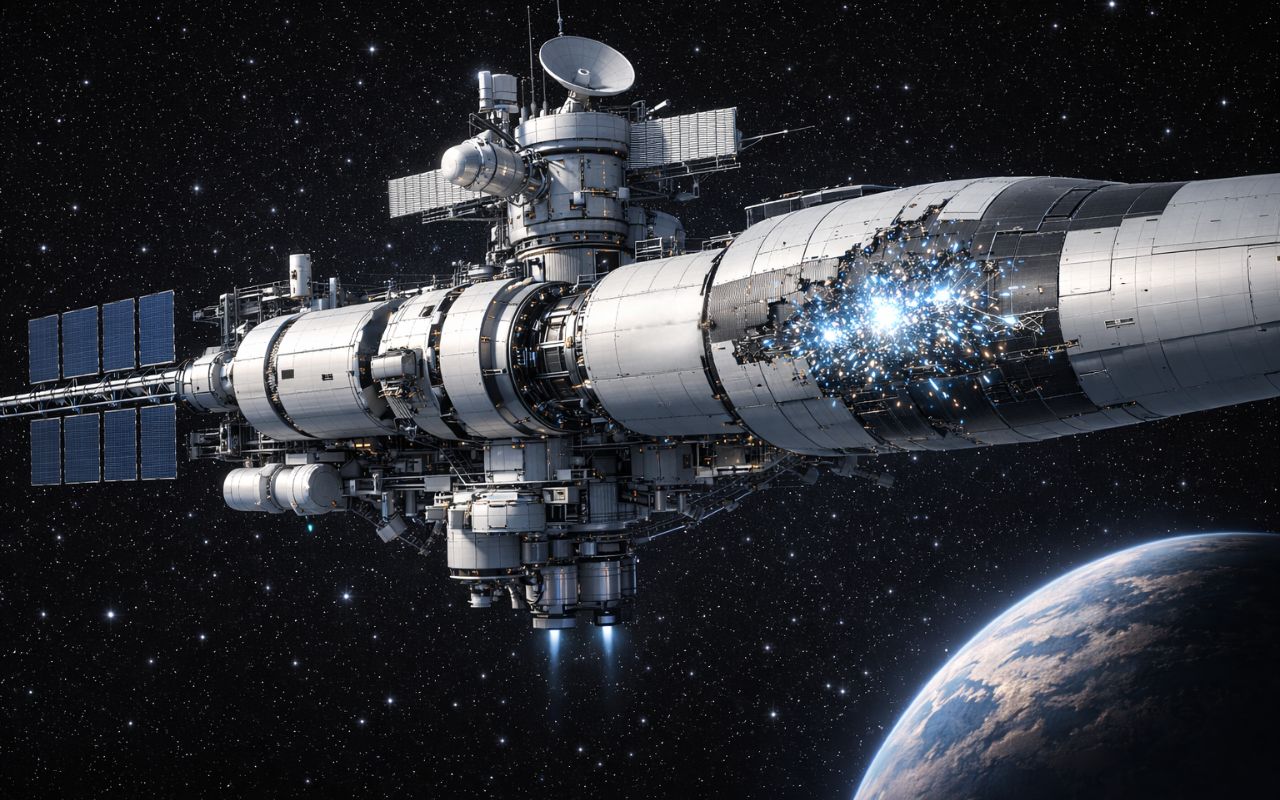 Projeto europeu desenvolve nova tecnologia com fibra de carbono capaz de detectar danos e permitir que espaçonaves do futuro se consertem sozinhas, aumentando a segurança e reutilização no espaço.