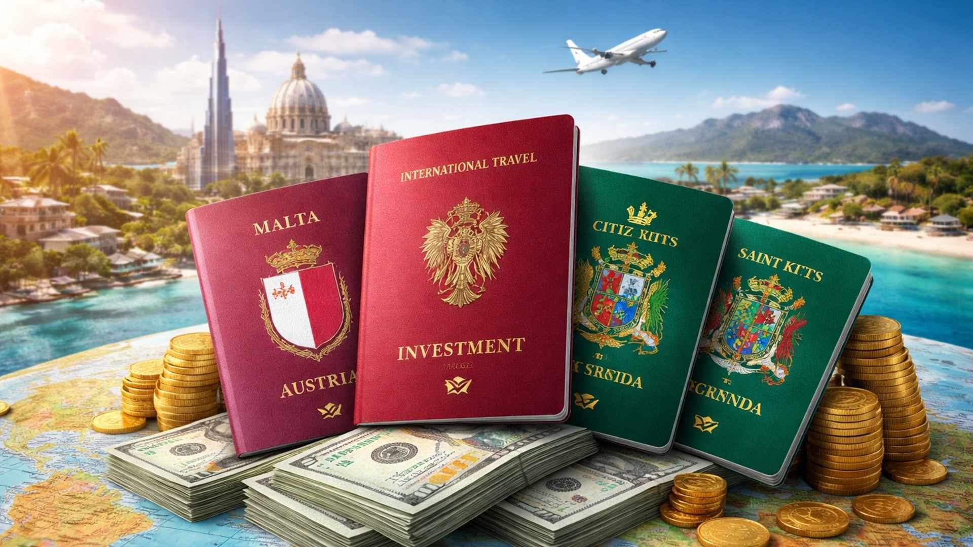 Ranking global aponta Malta na liderança entre os melhores países para obter um segundo passaporte e mostra avanço de Caribe, Pacífico e Oriente Médio.