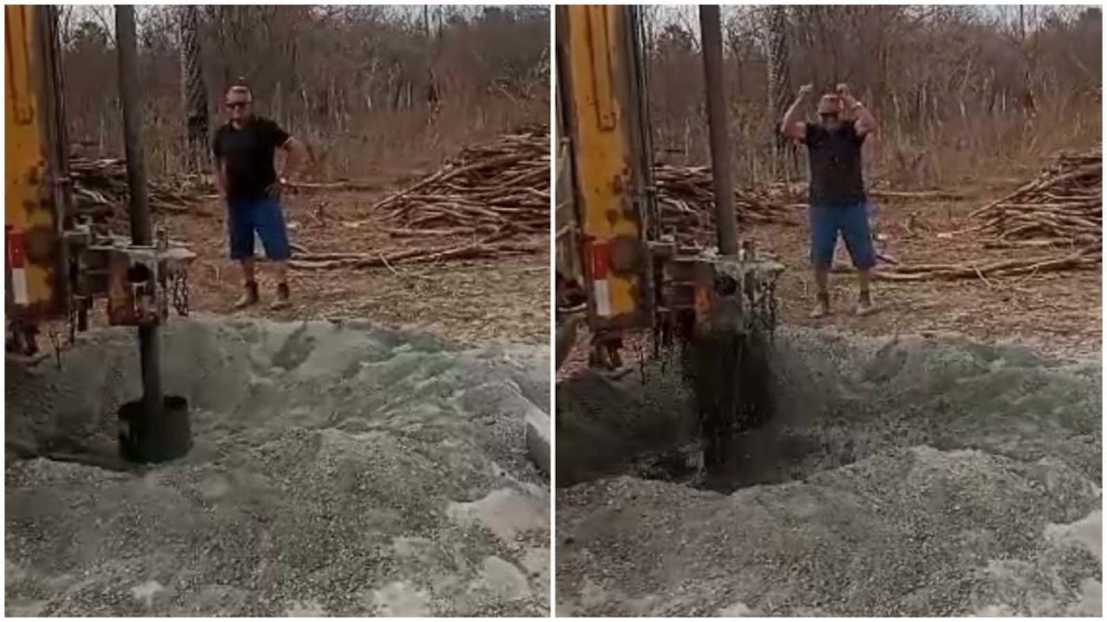 Petróleo, Descoberta, Poço Artesiano