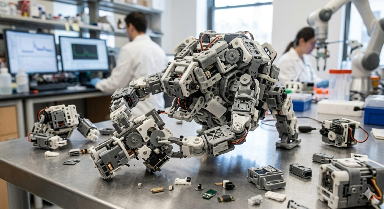 Robots que “comen” otros robots para crecer: científicos de la Universidad Columbia crean máquinas con “metabolismo robótico” capaz de absorber piezas a su alrededor para repararse, evolucionar y cambiar de forma, estudio publicado en Science Advances abre camino para robots que pueden reconstruirse solos