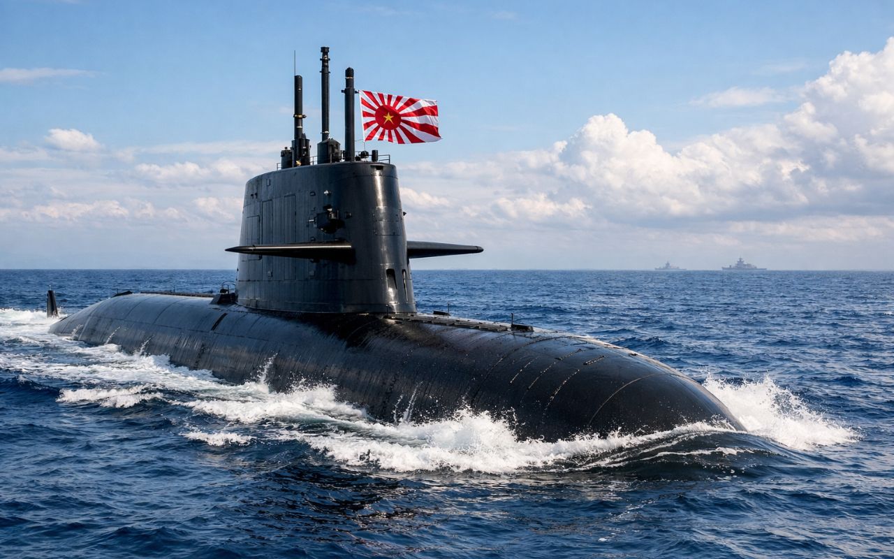 O submarino JS Chōgei entrou em serviço no Japão e passou a integrar a moderna classe Taigei, ampliando a capacidade submarina e a estratégia naval no Indo-Pacífico.