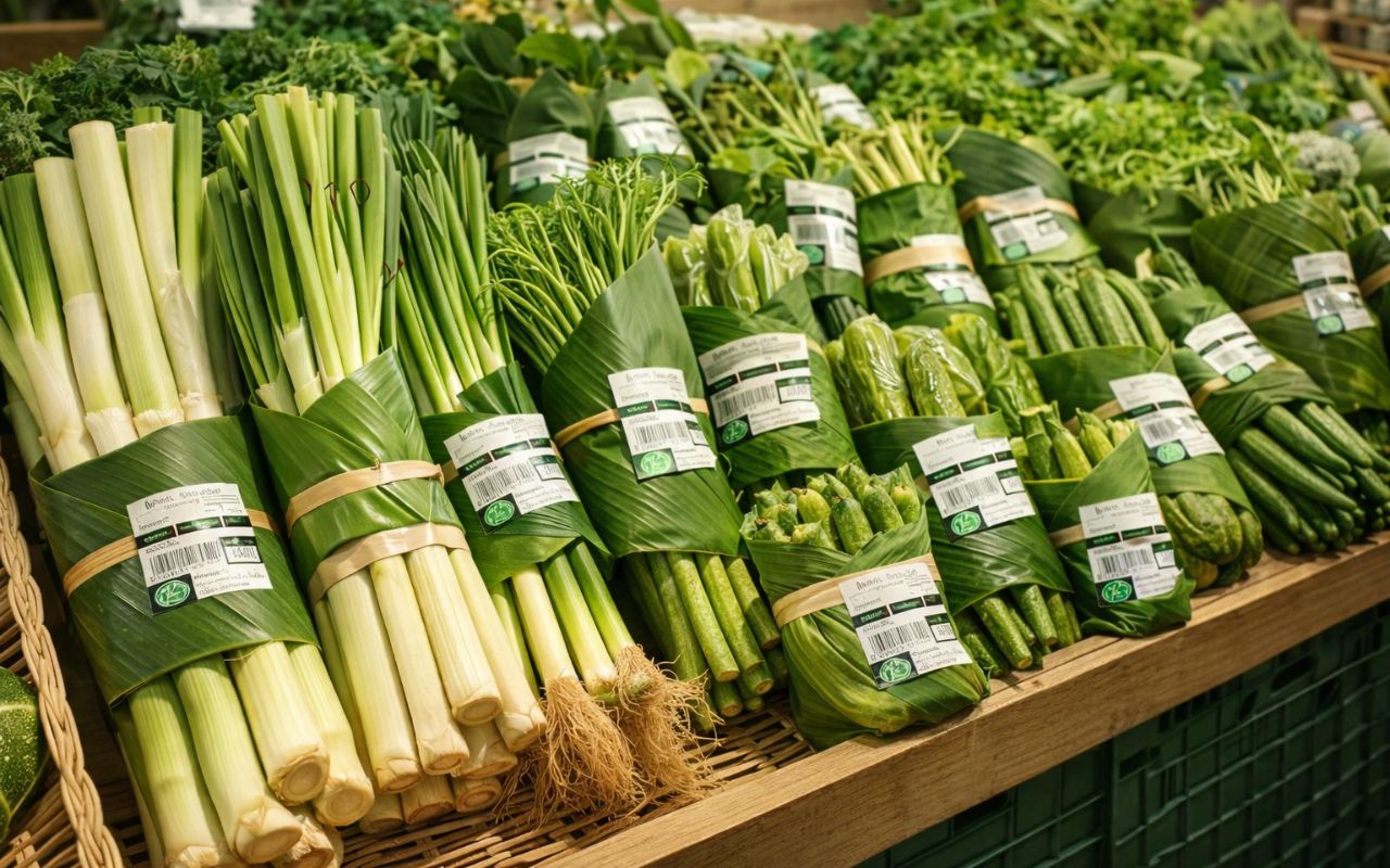 Tailandeses utilizam técnica tradicional com folhas de bananeira para substituir embalagens descartáveis e reacendem o debate mundial sobre o fim dos plásticos.